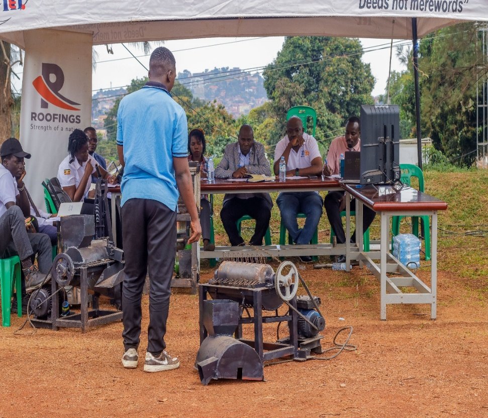 Innovators presenting prototype to community stakeholders